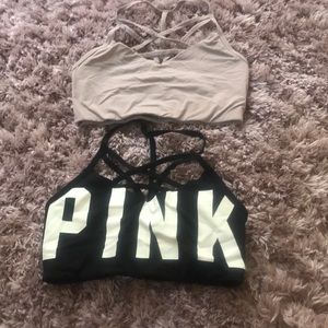 2 Victoria’s Secret PINK Sports Bras